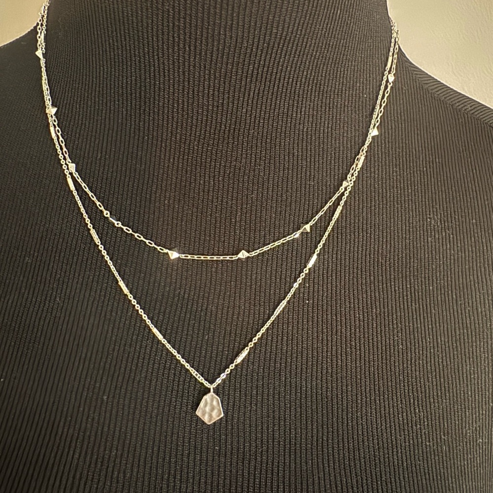 Kendra Scott Silver Dainty Necklace Collection